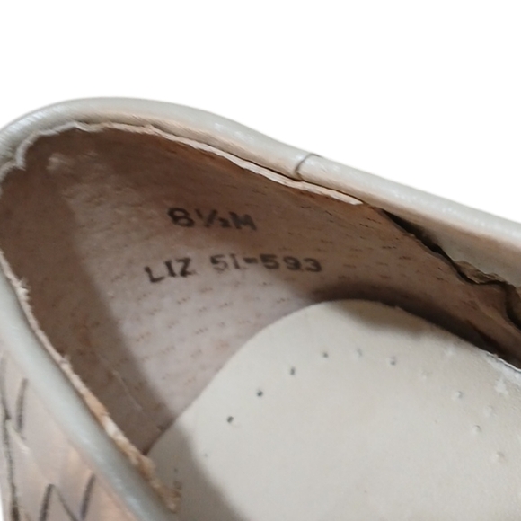 Trotters Woven Leather Loafers Women's Flats Size 8.5 - Picture 10 of 13